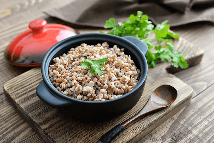 A diet with buckwheat of kefir